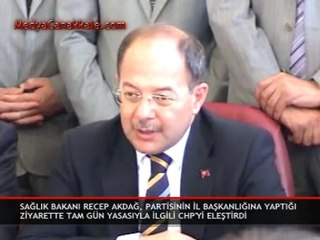 sağlık bakanı recep akdağ çanakkale'de