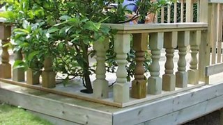 How to Build a Deck. Part 07- Fitting Handrail & Balustrades