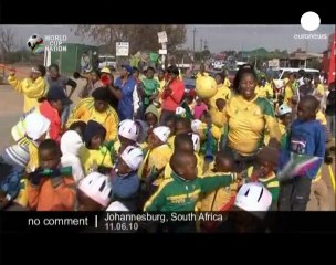 Petits supporters des Bafana Bafana