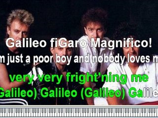 Freddy Merkury  & "Queen" Bohemian Rhapsody karaoke & lyrics
