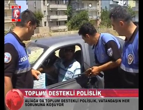 Toplum Destekli Polislik Hizmeti Aliağa da