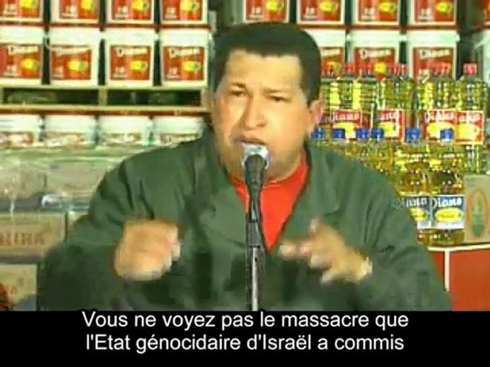 Chavez : "Maudit sois-tu, Etat d'Israël !"