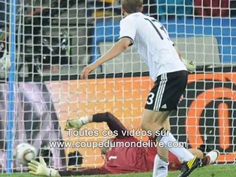 Coupe du monde 2010 : Allemagne 4 -Australie 0