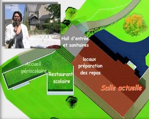 Extension salle St Hilaire - 1ère pierre