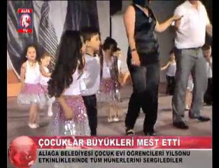 aliağa belediyesi çocukevi yılsonu etkinlikleri