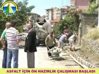 ALAPLI'DA ASFALT İÇİN ÖN ÇALIŞMALAR BAŞLADI