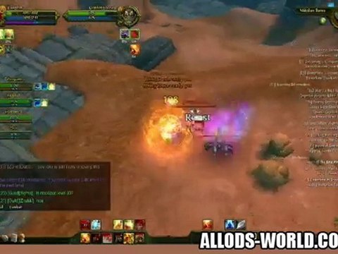 Mage vs Melee Healer PVP