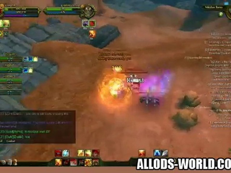 Mage vs Melee Healer PVP