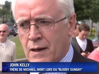 Procession des familles des morts du "Bloody Sunday"