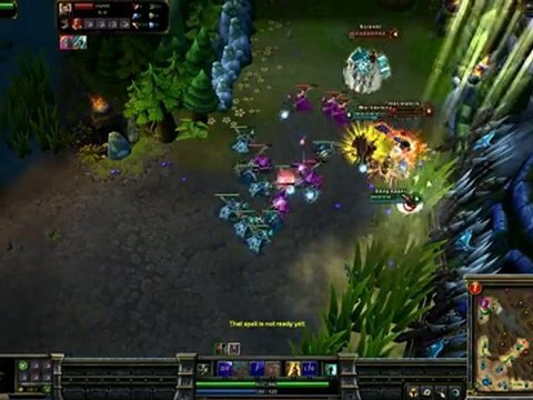 League of Legends team effet d'optique train