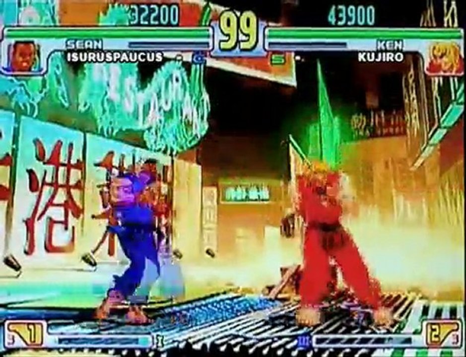 SFIII 3rd Strike - isuruspaucus [sen] vs kujiro [ken]