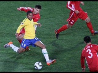 Brazil 2-1 Korea DPR Maicon magic-goal, Elano great-strike