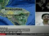 Asesinan a otro periodista en Honduras, Luis Arturo Mondrag