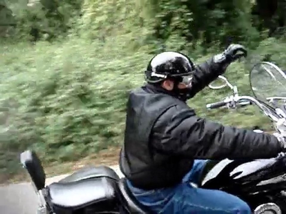 titi et moi - balade moto 5 octobre 2008