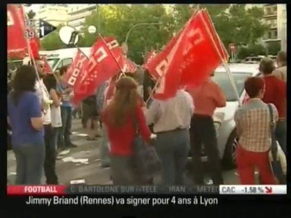 Grève en Espagne contre mesures d'austérité