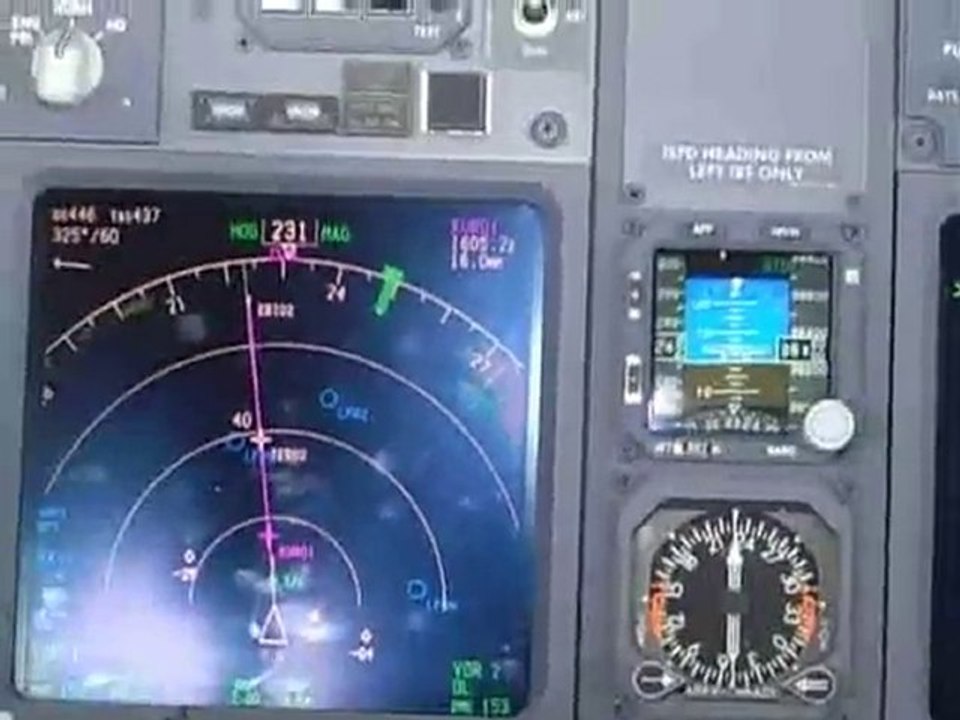 -Cockpit d'un Boeing - L'écran de navigation ou ND