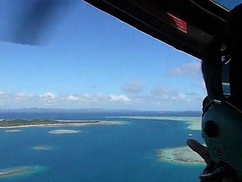 Helicopter ride over the Mamanuca Islands Fiji