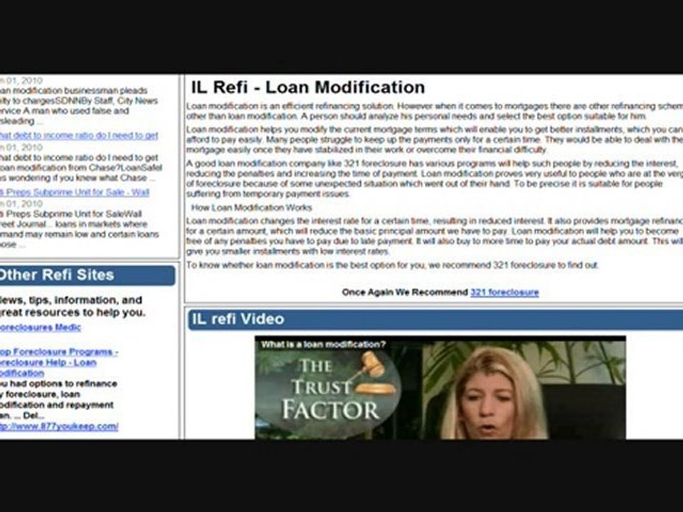 IL Refi Loans - Information for Illinois residence