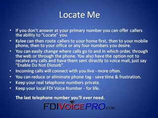 FDI Voice Review How Kylee Locates You
