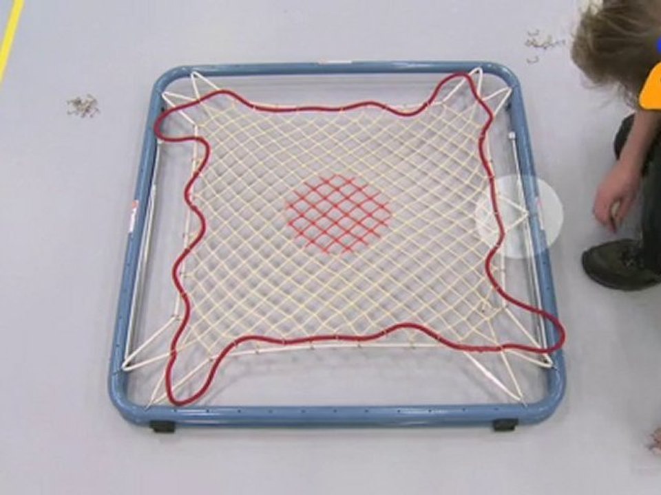 Comment monter un filet sur un cadre de tchoukball