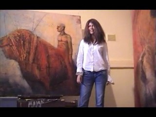 ANCA-SONIA dans son atelier