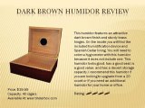 The Cigar Suite - Dark Brown 40 Count Humidor Review