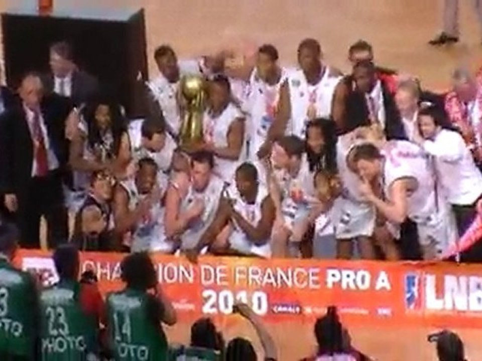 Finale Cholet Baske Le Mans _bercy_ remise trophée