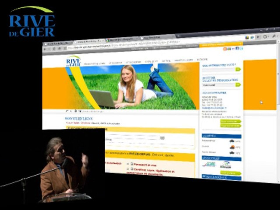 Lancement du nouveau site web de la ville de Rive de Gier