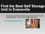 Evansville Self Storage Facility Storage Units Mini Boat RV