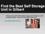 Gilbert Self Storage Facility Storage Units Mini Storage Bo