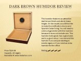 The Cigar Suite - Dark Brown 20 Count Humidor Review