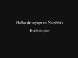 haiku de voyage en Namibie: Eveil du jour