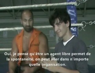 Davari au Fan Festival avec Hugo Real d'Info-Lutte.com