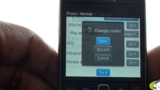 Changing the Ringing & Message tones Bold 9700 | The ...
