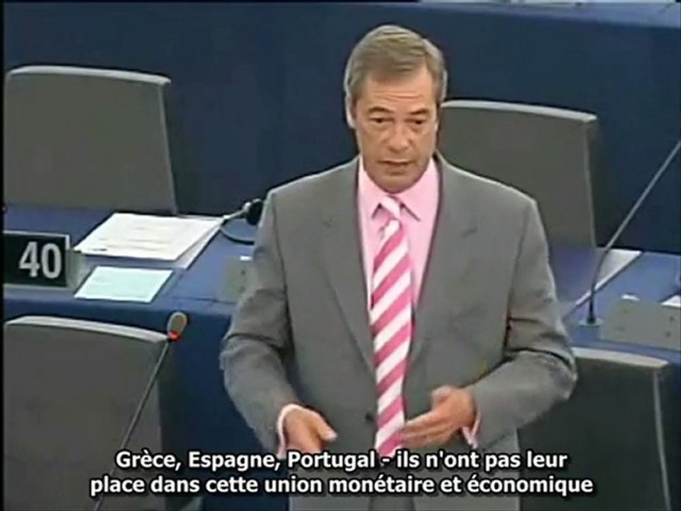La prison économique des nations | N. Farage