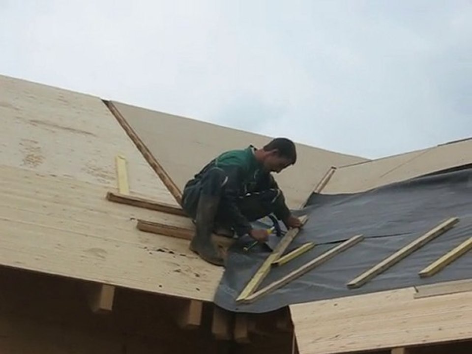 Fabrication du toît juin 2010