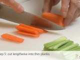 How to Julienne Vegetables