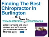 Burlington Chiropractor | Chiropractic Services Burlington
