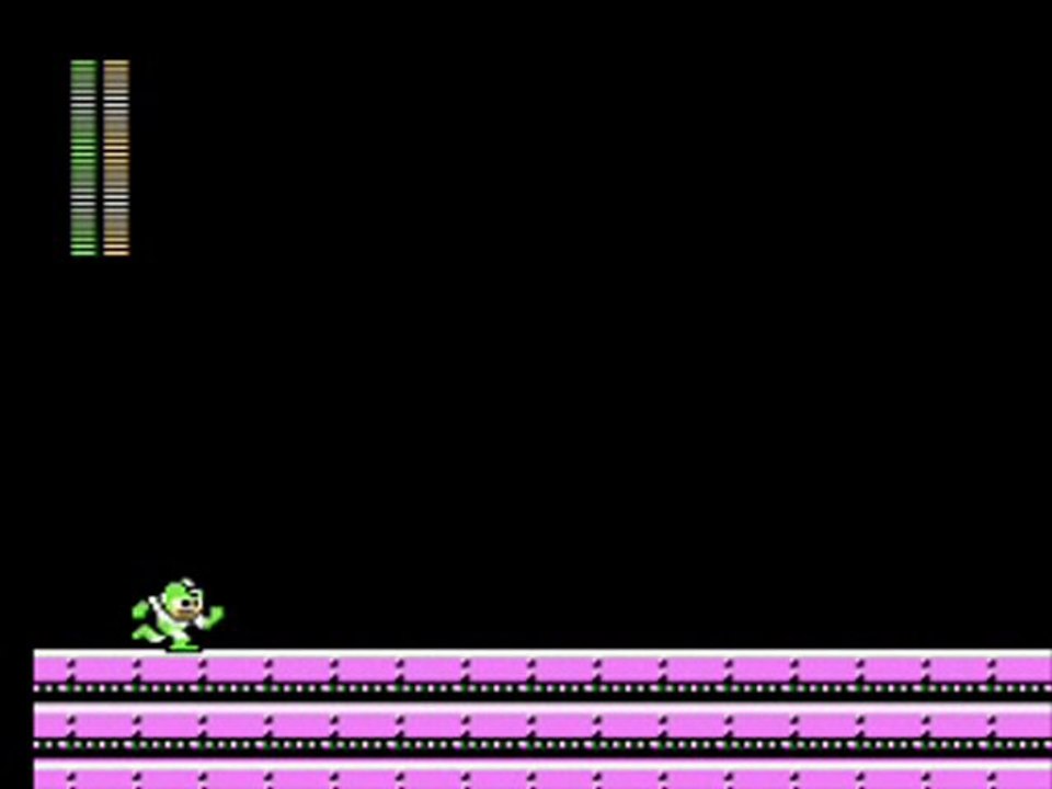 Megaman tue le docteur wily avec l'arme de toadman