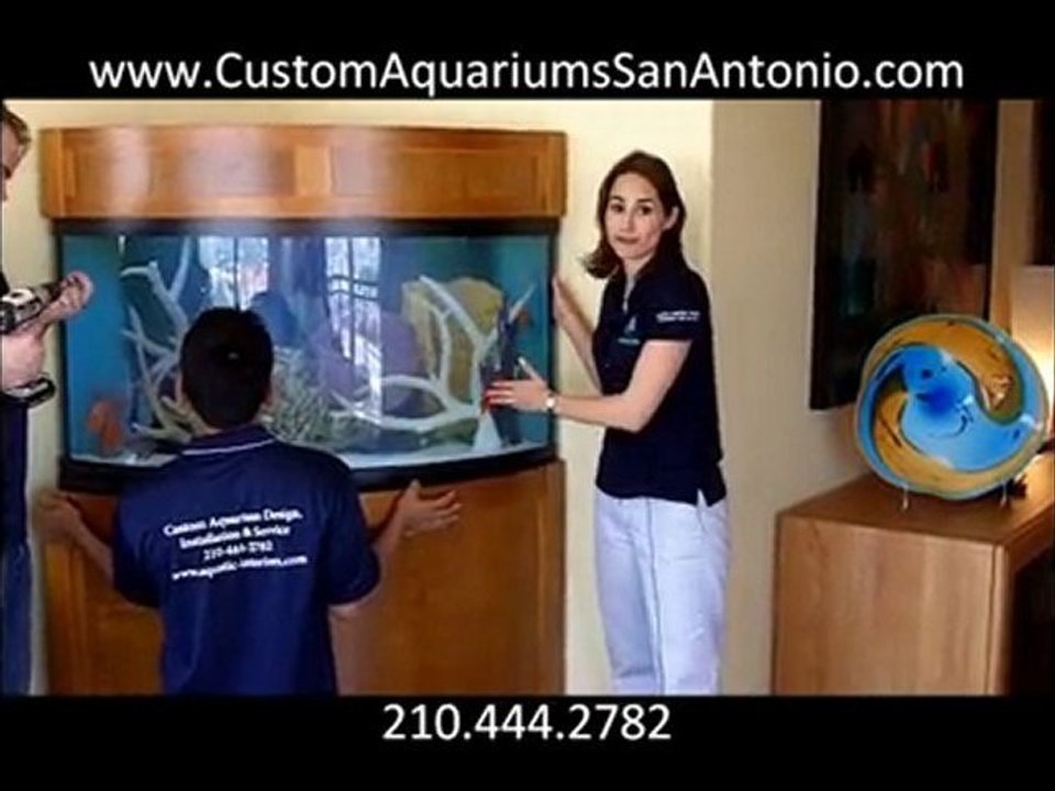 High Rise Install - San Antonio Custom Aquarums