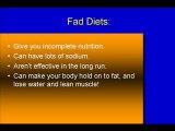 What's Wrong With Fad Diets?