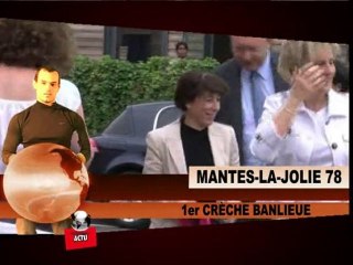 actualite du 17 juin " Crèche Banlieue à Mantes la jolie"