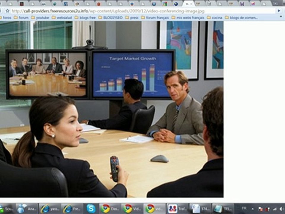 aplication de la vidéoconférence