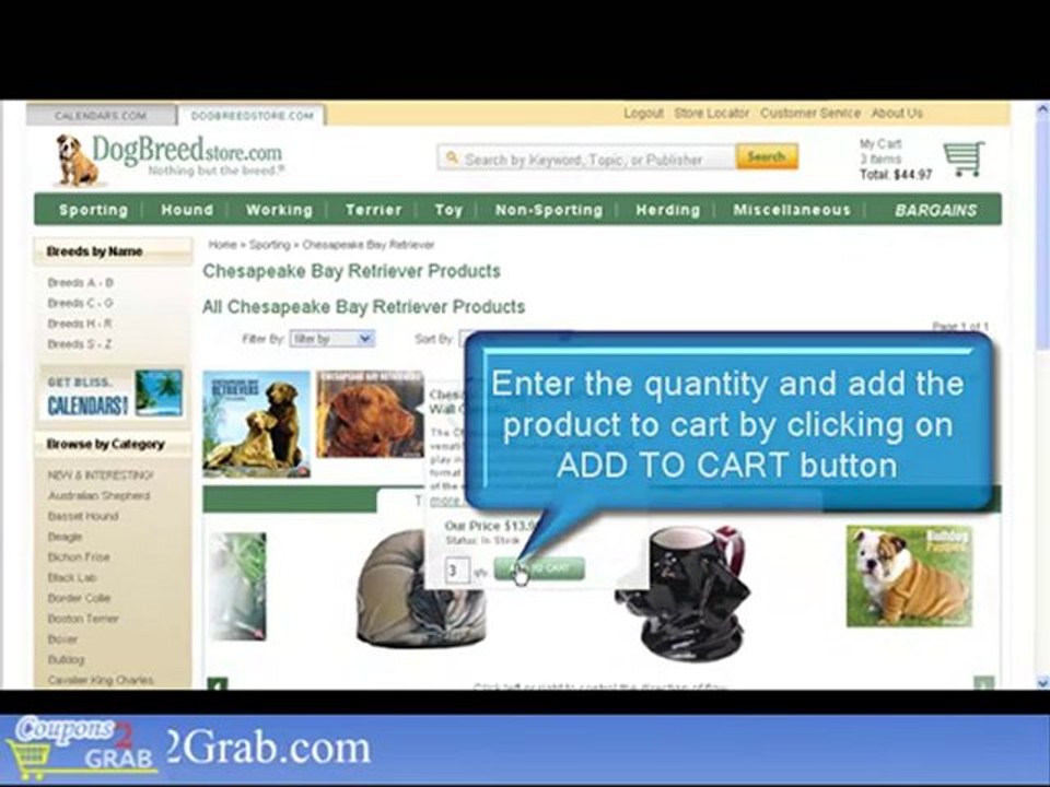 DogBreedStore Coupons  -Coupons2grab