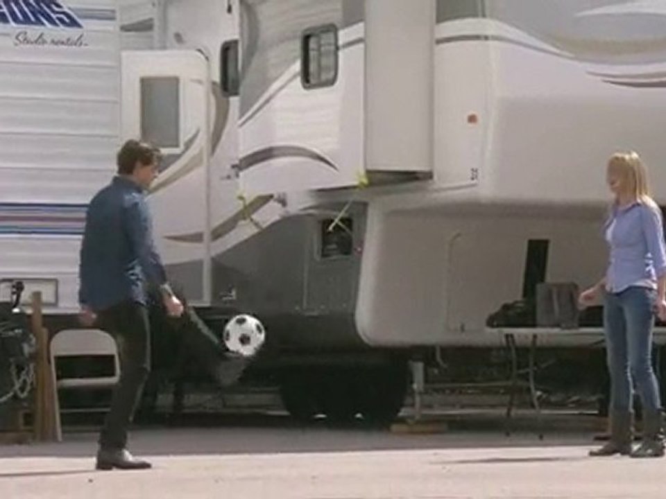 Tom Cruise and Cameron Diaz Show Off Their Football