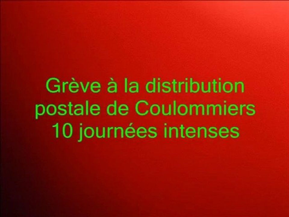 10 jours de grève à La Poste de Coulommiers PDC