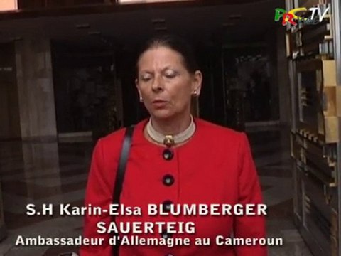 Ambassadeur d'Allemagne au Cameroun chez Paul BIYA