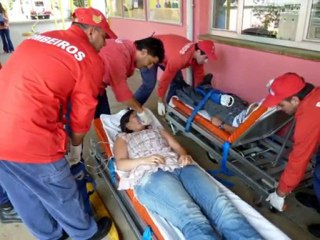 Simulacro de acidente na Escola EB 2/3 de Lourosa
