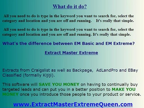 (Extract Master)Extreme(Scraper Pro)Extract From 4 Sites