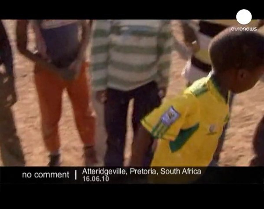 German fans sponsor football training for... - no comment